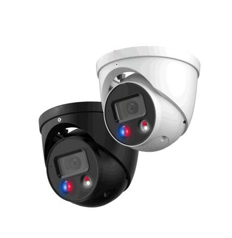 SMART 8MP DUAL ILLUMINATION ACTIVE DETERRENCE FIXED-LENS TURRET IP CAM - 1 Piece