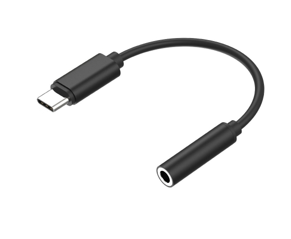 USB-C to 3.5mm Headset Jack Adapter for Audio Earphone