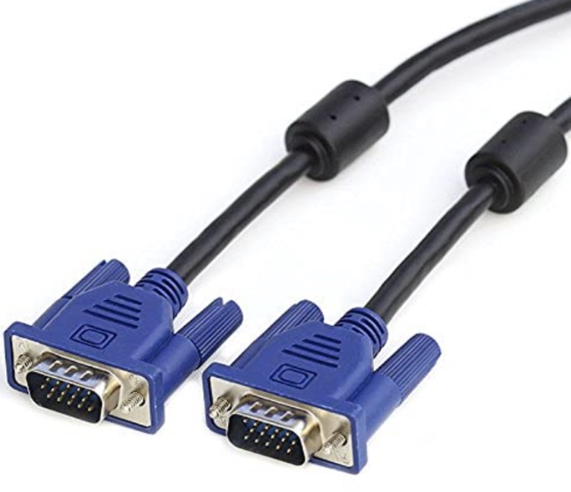 VGA Male to Male Computer Monitor Cable Cord 1.5M